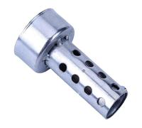 Motorcycle Exhaust Mid Link Pipe For 42mm 45mm 48mm Universal Motorcycle Exhaust Muffler Silencer Sound Eliminator DB Killer Pipe Tip Muffler Section(48mm)