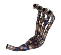 Motorcycle Exhaust Mid Link Pipe For 600 TNT600 BN600 Slip On Motorcycle Full Escape Exhaust System Modified Titanium Alloy Front Link Pipe Muffler Section(2)