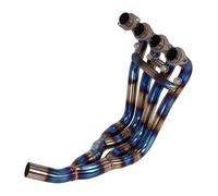 Motorcycle Exhaust Mid Link Pipe For 600 TNT600 BN600 Slip On Motorcycle Full Escape Exhaust System Modified Titanium Alloy Front Link Pipe Muffler Section(1)