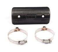 Motorcycle Exhaust Mid Link Pipe For CB650F CB400 Motorcycle Exhaust Pipe Protector Heat Shield Cover Guard Anti-scalding Universal End Silencers Muffler Section(11)