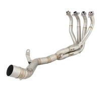 Motorcycle Exhaust Mid Link Pipe For Kawaskai For Ninja Z900 A2 2017-2024 Full System Escape Modify Connect Front Mid Link Pipe Motorbike Exhaust End Silencers