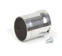 Motorcycle Exhaust Mid Link Pipe For Universal 35mm 42mm 45mm 48mm 51mm 60mm Motorcycle Exhaust Muffler Catalyst DB Killer Silencer Noise Sound Eliminator Muffler Section(A1 48mm Cata)