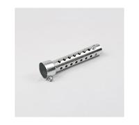 Motorcycle Exhaust Mid Link Pipe For Universal 35mm 42mm 45mm 48mm 51mm 60mm Motorcycle Exhaust Muffler Catalyst DB Killer Silencer Noise Sound Eliminator Muffler Section(B1 35mm)