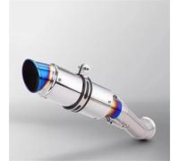 Motorcycle Exhaust Mid Link Pipe With Muffler Tips 51MM Slip On For Ducati For Hyperstrada 821 2013-2018(Type B)