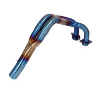 Motorcycle Exhaust Mid Pipe Compatible With For MT-07 For FZ-07 Motorcycle Exhaust System Modified Stainless Front Link Pipe Connection 51mm Muffler