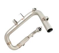 Motorcycle Exhaust Mid Pipe Compatible With For WR125R For WR125X For WR125 2009-2017 Motorcycle Exhaust Systems Front Middle Link Pipe For Connect 51mm Muffler