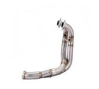 Motorcycle Exhaust Mid Pipe Motorcycle Exhaust Front Link for Pipe Modify Muffler for Escape For DUKE 790 890R 2018-2022(Stainless steel A)