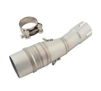 Motorcycle Exhaust Mid-Section Connecting Rod 51mm Muffler Pipe Suitable For Y&amaha XMAX400 XMAX X-MAX 400 2017-2024(Style 1 2017-2020)