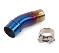 Motorcycle Exhaust Middle For Ninja 400 Z400 Z250 2017-2021 Motorbike Exhaust End Silencers Exhaust Pipe Middle Link 51mm Muffler System