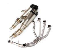Motorcycle Exhaust Middle For Z1000 2010-2021 Z1000SX Until 2019 Full Exhaust System Motorcycle Exhaust Pipe Muffler Header Mid Pipe Slip On(2)