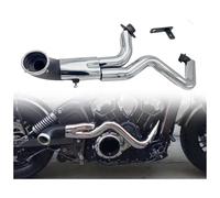 Motorcycle Exhaust Middle Link For Indian For Scout Bobber Sixty Twenty For Rogue 2015-2023 Parts Accessories Motorcycle 2 In 1 Exhaust Pipe System