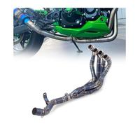 Motorcycle Exhaust Middle Link For Kawaskai Z900 SE Until 2022 Z900 E A2 Exhaust System Header Connect Link Pipe Slip On 51mm Baffle Accessories Motorcycle(Titanium Alloy a)