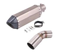 Motorcycle Exhaust Middle Link For Leoncino 500 BJ500 Motorcycle Escape System Modified Muffler Middle Link Pipe Motorbike Exhaust End Silencers(6)