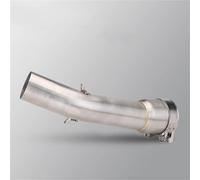 Motorcycle Exhaust Middle Link Pipe Escape Elbow Tube 51MM Interface For Y&amaha FZ1 FZ1N FZ1000(Style 1)