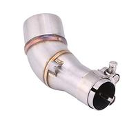 Motorcycle Exhaust Middle Link Pipe Slip On Exhaust Adapter Connector