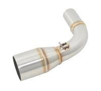 Motorcycle Exhaust Middle Link Pipe System Muffler Slip On For Suzuki DR160 DR150S 160 150s