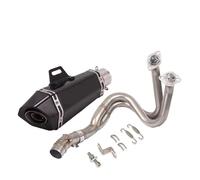 Motorcycle Exhaust Middle Pipe For Kawaskai ER6N ER6F For 650 Z650 Motorcycle Muffler Exhaust Escape System DB Killer Front Mid Link Pipe(4)