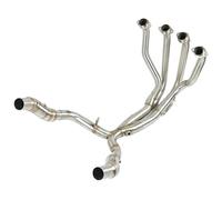 Motorcycle Exhaust Middle Pipe For Kawaskai Z1000 2010-2021 Modified Exhaust Front Down Pipe Headers Midlle Link Motorbike End Silencers