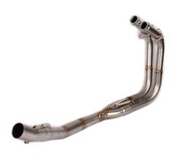 Motorcycle Exhaust Middle Pipe For Ninja 400 Z400 2017-2020 Motorcycle Exhaust Modified Middle Front Link Pipe 51mm Escape Front Muffler Slip On(Titanium Alloy)