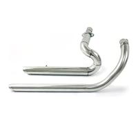 Motorcycle Exhaust Middle Pipe For Steed For Shadow 400 600 VLX400 VT400C VLX600 VT600C VT600 Silencers Motorcycle Full Exhaust System Pipe Kit Silencer Mufflers(1)