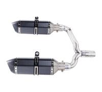 Motorcycle Exhaust Middle Pipe For Suz&uki GSR400 GSR600 BK400 BK600 GSR BK 400 600 Motorcycle Full Exhaust Muffler Escape System Slip On Modified Link Pipe(1)