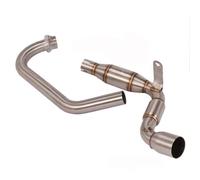 Motorcycle Exhaust Modified Escape Moto Stainless Front Mid Link Pipe With Catalyst 51mm Slip On For Hornet 160R 2020-2023