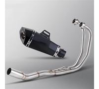 Motorcycle Exhaust Modified Full System Header Front Link Pipe With Muffler Slip-on For Yamaha YZF R3 R25 MT03(TYPE-C)