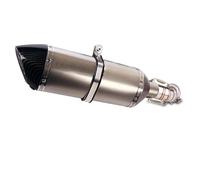 Motorcycle Exhaust Modify Middle Link Pipe Connection 51mm Muffler For Suzuki For V-Strom 1050 DL1050 2020 2021(Type D)