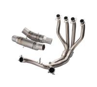 Motorcycle Exhaust Motorcycle Exhaust Full Elbow Muffler Pipe Connect The 51MM For Z1000 2010-2024 Exhausts(Type C)