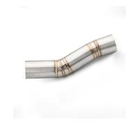 Motorcycle Exhaust Motorcycle Exhaust Middle Link Pipe 51mm Muffler Escape Section Adapter Tube For GSXR 600 750 K6/7/8/9/10/11/12/13/14/15 Slip-on Motorcycle Exhaust Pipe Silencer(K8 K9)