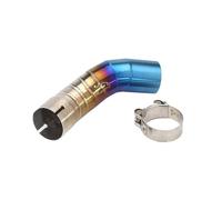 Motorcycle Exhaust Motorcycle Exhuast Middle Link Pipe Escape For Z900 2017-2021 Z900E Z900 A1 A2 2017-2023 Adapter 51mm Connect Pipe Exhaust Pipe(A)