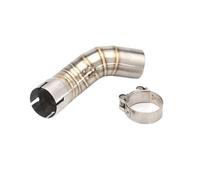 Motorcycle Exhaust Motorcycle Exhuast Middle Link Pipe Escape For Z900 2017-2021 Z900E Z900 A1 A2 2017-2023 Adapter 51mm Connect Pipe Exhaust Pipe(F)