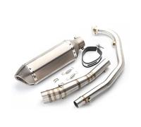 Motorcycle Exhaust Motorcycle Modification For Winner X 150 RS150R Exhaust Pipe Connecting Pipe RS150 Front Section Exhaust Muffler (Size : Style 6)