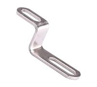 Motorcycle Exhaust Mount, Mounting Bracket for Motorcycle Exhaust - Silencer Exhaust Mount, Stainless Steel Silver Tone Silencer Exhaust Pipes Z Support Stand Joint for Motorcycle