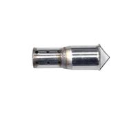 Motorcycle Exhaust Muffler 51mm 61mm Motorcycle Exhaust Silencer Escape Inlet Muffler Db Kill Silencer Noise Sound Catalyst(B)