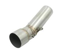 Motorcycle Exhaust Muffler 51mm Middle Link Pipe For F800GS 2008-2017 F650GS 2008-2012 F700GS 2013-2017 HRQCTIM