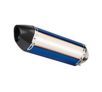 Motorcycle Exhaust Muffler 51MM Racing Exhausts Pipe Kit R77 Tail Tube With DB Killer For GSX8R NX500 Transalp 750 ZX4RR RS660(A with R77 Nameplate)