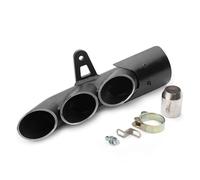Motorcycle Exhaust Muffler 51mm Universal Motorcycle Exhaust Muffler Two Three Outlet Pipe Racing Escape Moto Silencer For Suzuki For Kawasaki(A2)