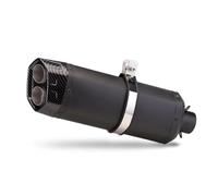 Motorcycle Exhaust muffler Compatible With For TMAX560 For MT03 For R15 Motorcycle Exhaust Tail Pipe Double Hole Muffler Slip On Tube Link Set(Type D)