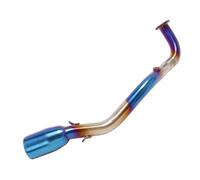 Motorcycle Exhaust Muffler Compatible With For Xmax125 2021 2022 Modified Stainless Steel Front Link Pipe H2O Sensor Motorcycle Modified Exhaust Pipe Tubing Piping