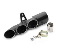 Motorcycle Exhaust Muffler Compatible With Suzuki For Gsxr1000 Motorbike Stainless Steel Muffler Double Hole Big Row Blast For Street Motorbike Accessories Exhaust Pipe