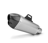 Motorcycle Exhaust Muffler Compatible With Suzuki For GSXS125 51MM Universal Accessories Motorcycle Exhaust Silencer Modify Double Hole Tail Pipe