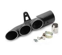 Motorcycle Exhaust Muffler Double Hole Big Row Blast Street Pipe For R6 Z900 Zx6r Cbr500r Gsxr1000 Motorcycle Exhaust Pipe(B)