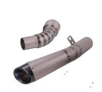 Motorcycle Exhaust Muffler Escape Moto Middle Link Pipe Slip On For For ZX-6R636 2009-2021(Style E)