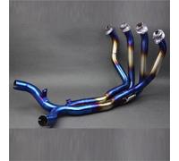 Motorcycle Exhaust Muffler Exhaust Front Link Pipe Tube For Kawasaki For Z1000 For Z 1000 2010-2021 Full Kit Exhaust Pipe Silencer Muffler Exhaust(Color 2)