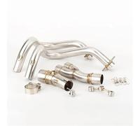 Motorcycle Exhaust Muffler Exhaust Front Pipe Link Pipe Stainless Steel For NINJA650 2012-2022 For Z650 Extension Spoiler