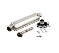 Motorcycle Exhaust Muffler For 100cc-1000cc ATV GP Scooter For Fz6 Pcx125 310 370 440 Mm Pipe Motorcycle Exhaust 51mm Universal Muffler(A3)