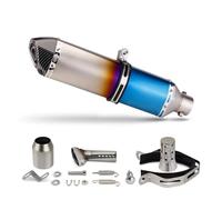 Motorcycle Exhaust Muffler For B&MW F850GS C650 For Sport C600 GT F850 GS C 600 650 Motorcycle Exhaust Muffler With DB Killer Tail Pipe 470mm 51mm(D)