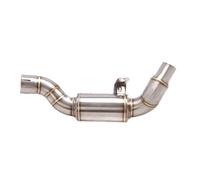 Motorcycle Exhaust Muffler For Benelli 502C 502 C Motorcycle Exhaust Escape System Modify Muffler Middle Link Pipe With Catalyst Stainless Steel Slip On Motorcycle Exhaust Muffler Pipe