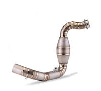 Motorcycle Exhaust Muffler For BMW For G310 2017-2021 Escape Slip On Front Tube Link Pipe Connect Full Motorcycle Exhaust System(Aluminum alloy)